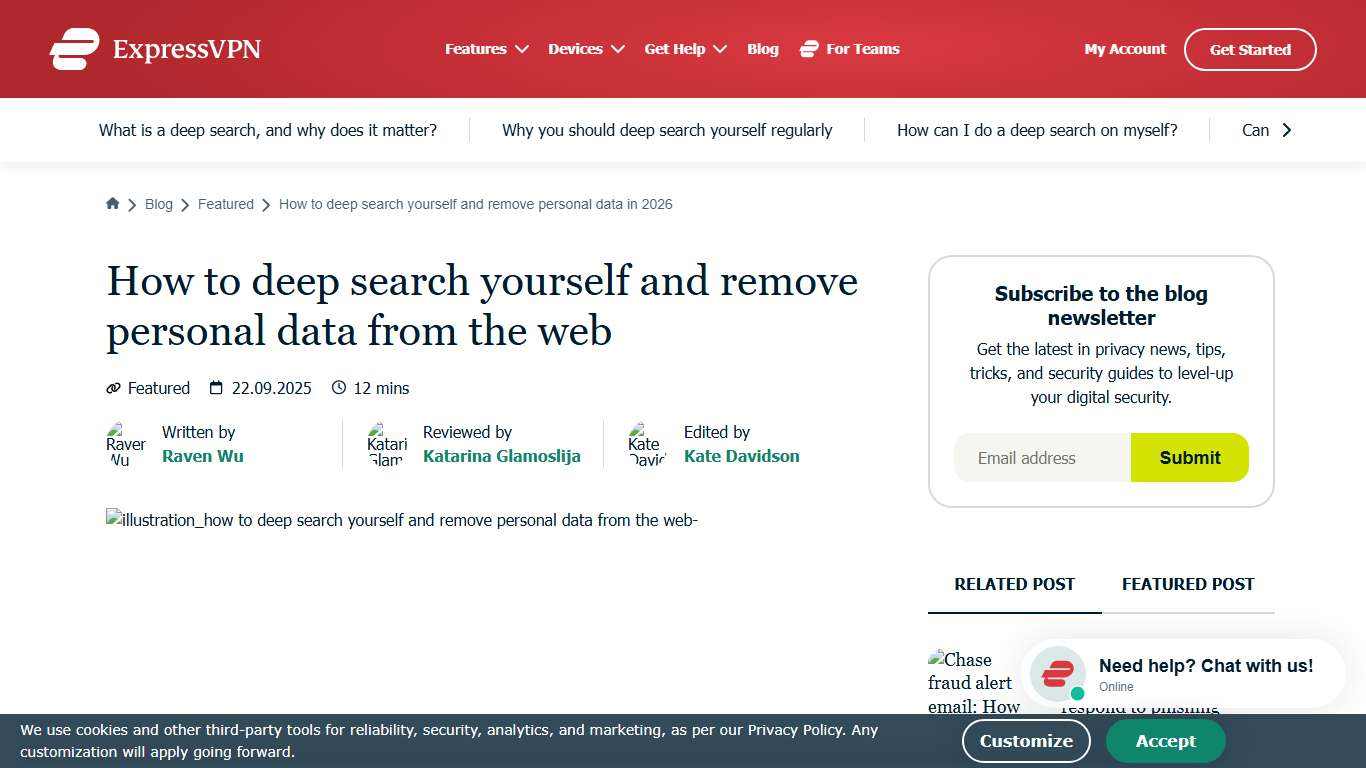 How to deep search yourself and remove personal data in 2026